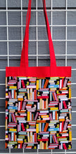 Load image into Gallery viewer, Large Market Tote with Pocket - Bookworm