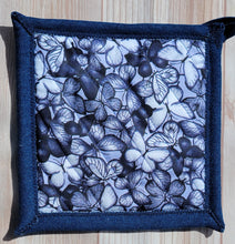 Load image into Gallery viewer, Pot Holders - Blue Butterflies