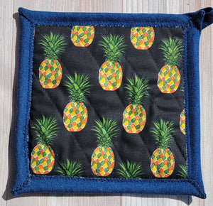 Pot Holders - Pineapples