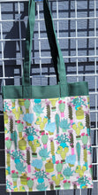 Load image into Gallery viewer, Large Market Tote with Pocket - Cactus/Succulents