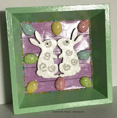 Mixed Media Art - Easter Basket