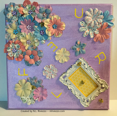 Mixed Media Art - Fleur