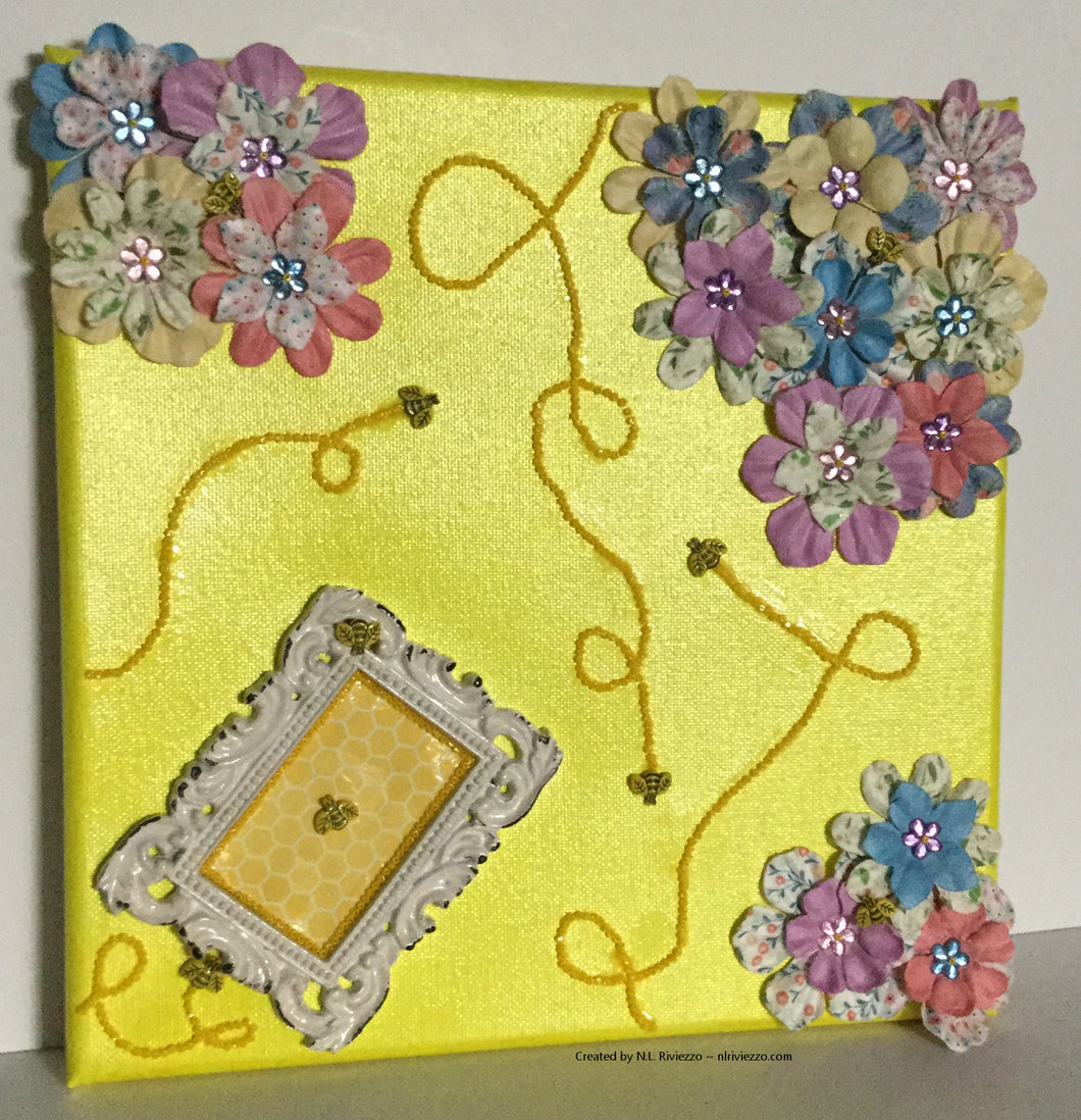Mixed Media Art - Miel